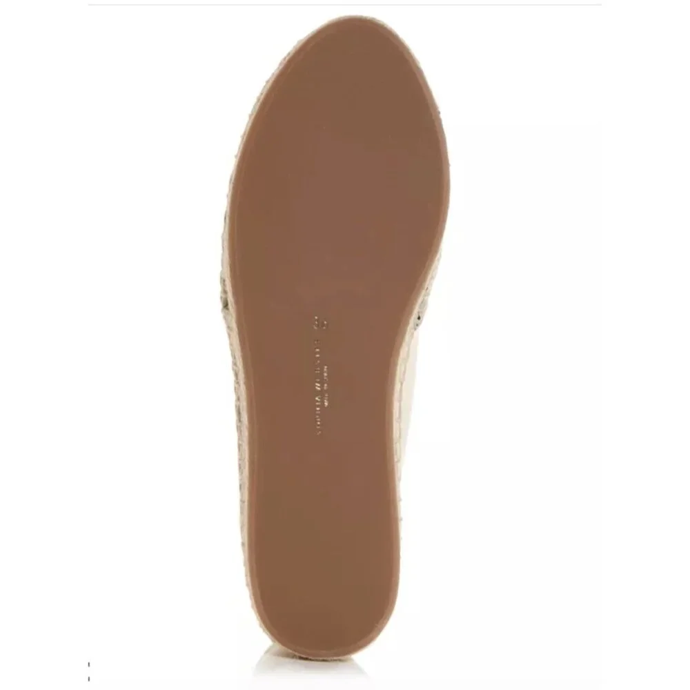 Sophia Webster Leather Butterfly Espadrilles Heirloom Rose Cream Sz.39.5 EU